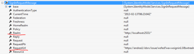 SignInRequestMessage in locals window