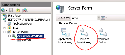 Open platform provisioning options