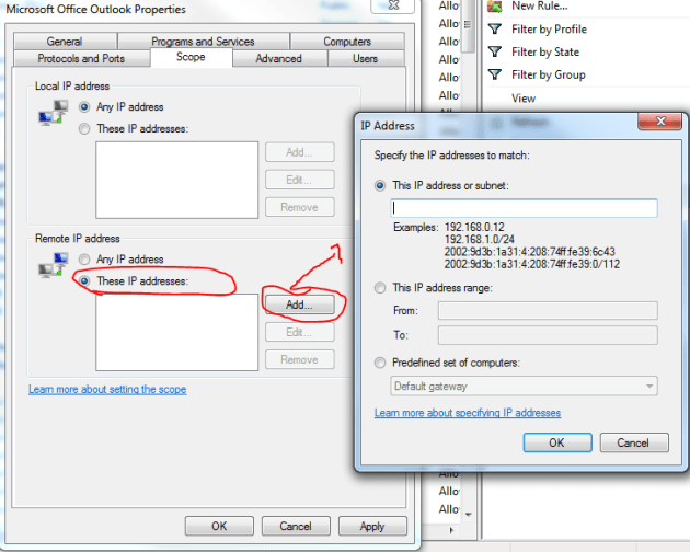 Provide remote ips for remote access