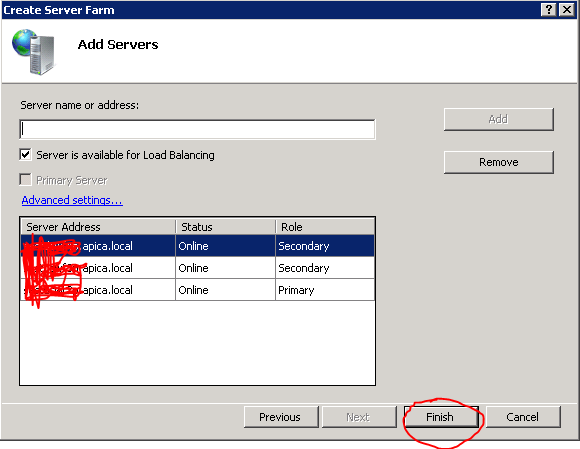 Server farm machines ready