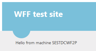 Wff test apica local responds