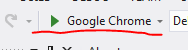 Change browser type in visual studio