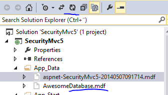 New database created automatically