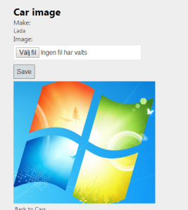 Show car image from GridFS