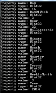 WMI class property name reader