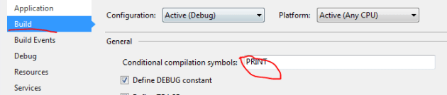 Add extra compilation symbol for conditional execution