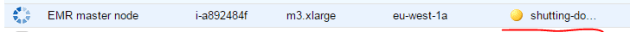 EMR nodes shutting down in EC2