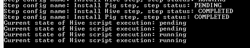 Hive script execution after initial job flow completion