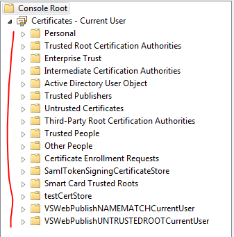 Store type enumeration in the mmc certificate snap in
