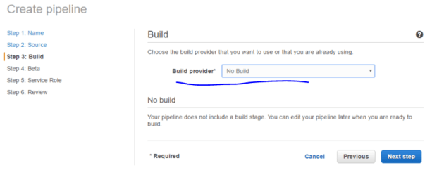 Step 3 select build runner
