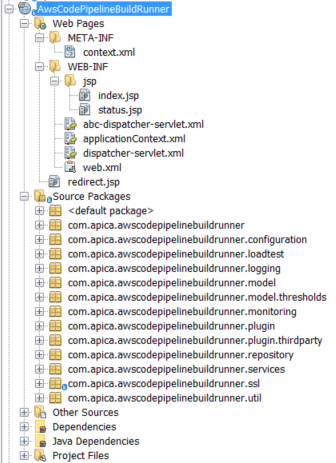 Job agent project structure in NetBeans