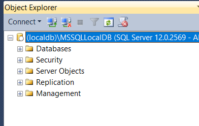 Accessing local db via MS SQL management studio in .NET Core MVC project