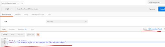 Cannot create another database with the same name