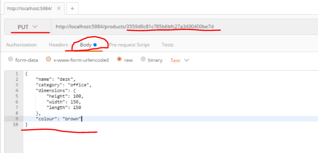 New document inserted into CouchDB database using the PUT verb