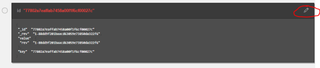 Update a document in CouchDB using Fauxton